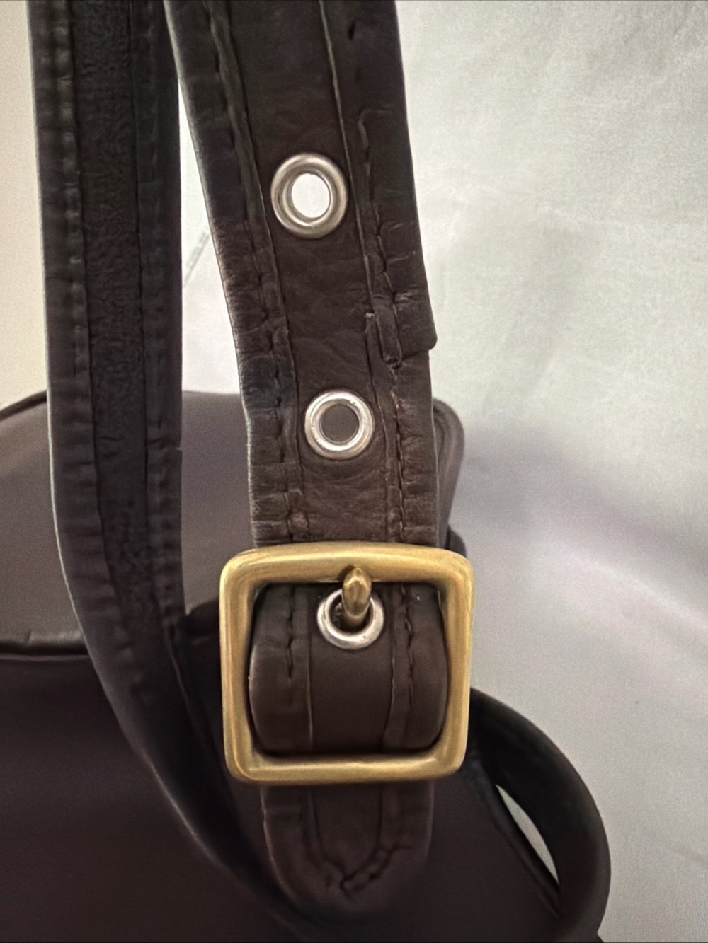 Brown Coach 9949 Faith Oliver Legrone Legacy- 90s Y2K Vintage Mahogany - Picture 15 of 15